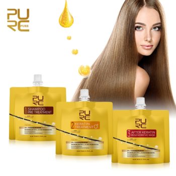 PURC 12% formalin keratin hair treatment and purifying shampoo - GearBeauty